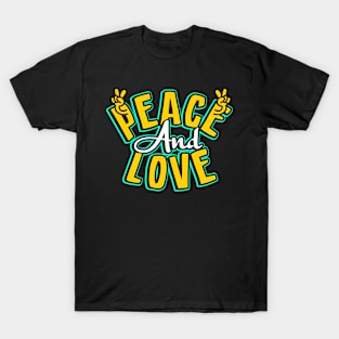 peace and love T-Shirt